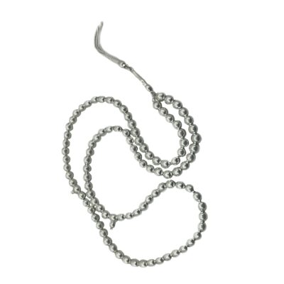 Islamic Silver Rosary with 101 Prayer Beads Tasbih Farhadi