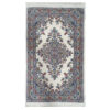 Hand-Knotted Persian Rug (Traditional Bordered Floral Medallion) - Gray Wool