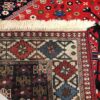 Hand-Knotted Persian Fars Qashqai Tribal Rug (Geometric Diamond) - Red Wool