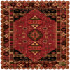 Velvet Tablecloth with Persian Rug Design for Your Table Setting