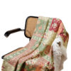 Velvet Throw Soft & Light for Sofa Model Floral