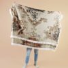 Velvet Throw Soft & Light for Sofa Model Vintage