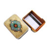 Persian Wooden Playing Card Box - Khatam Enameled with Magnetic Closure
