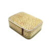 Persian Wooden Playing Card Box - Khatam Enameled Elegance
