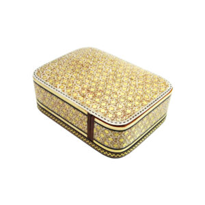 Persian Wooden Playing Card Box – Khatam Enameled Elegance