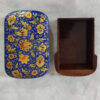Persian Wooden Playing Card Box - Khatam Enameled Flower