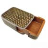 Persian Wooden Playing Card Box - Khatam Enameled Star