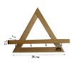 Decorative & Handcrafted Wall Key Holder with 4 Hooks