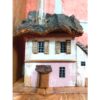 Decorative & Handcrafted Wall Key Holder with 5 Hooks & Cottage Design