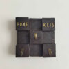 Decorative & Handcrafted Wall Key Holder with Entrance Cubes Design