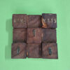 Decorative & Handcrafted Wall Key Holder with Entrance Cubes Design