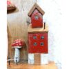 Decorative & Handcrafted Wall Key Holder with Cottage & Mushroom Design