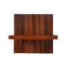 Decorative & Handcrafted Wall Key Holder with Shelf & 4 Hooks
