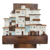 Decorative & Handcrafted Wall Key Holder with Village Design