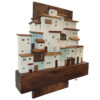 Decorative & Handcrafted Wall Key Holder with Village Design