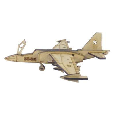 30-Piece Wooden 3D Puzzle Model Kit - Fighter Jet