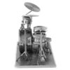 3D Metal Puzzle - Drum Set Suitable for Kids & Adults