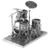 3D Metal Puzzle - Drum Set Suitable for Kids & Adults