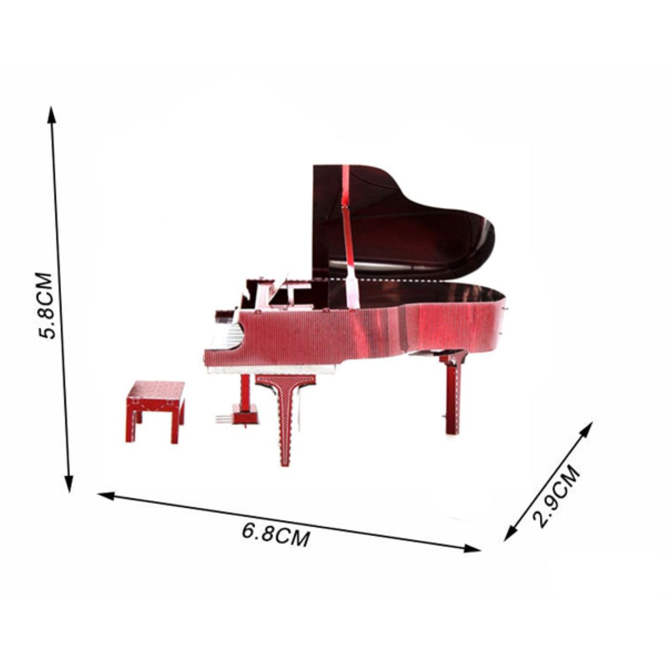 3D Metal Puzzle – Piano Model Kit