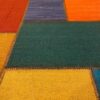 Artisanal Geometric Kilim Rug - Handwoven Authentic Persian Wool