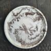 Casual Round Concrete Serving Tray - Artistic Gray Resin Detail Tray