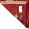 Authentic Handwoven Persian Kheshti Gabbeh Rug - Geometric Red Wool