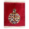Authentic Handwoven Persian Pictorial Gabbeh Rug - Red Wool