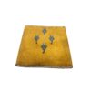 Genuine Handwoven Persian Pictorial Gabbeh Rug - Duck Animal Motifs Yellow Wool