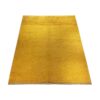 Authentic Handwoven Persian Minimalist Gabbeh Rug - Solid Yellow Wool
