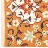 Kerman Floral Orange Kilim Rug - Authentic Handwoven Persian Wool