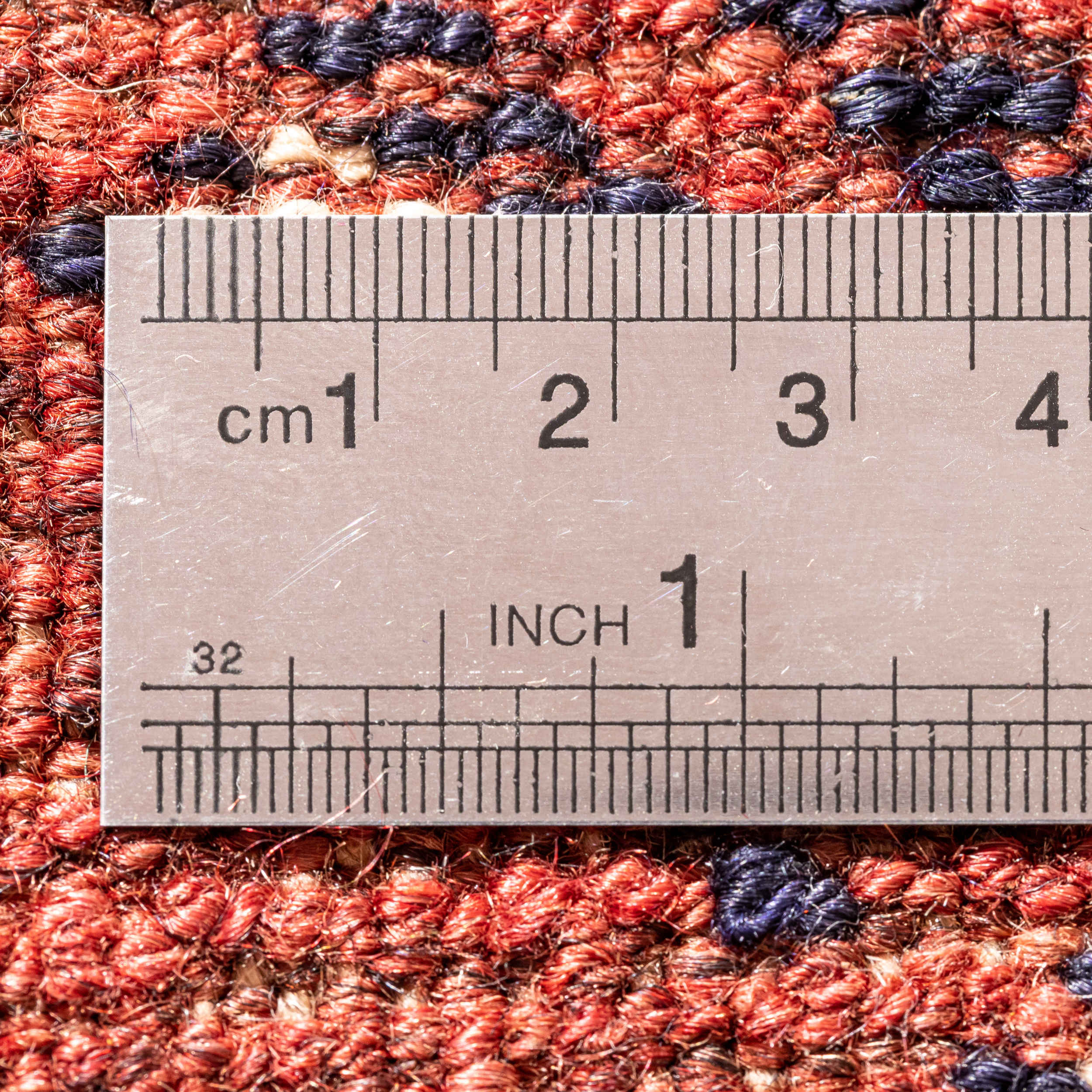 Hand-Knotted Persian Chaharmahal & Bakhtiari Rug (Bakhtiari Garden Khesti) – Red Wool