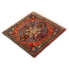 Hand-Knotted Persian Fars Qashqai Tribal Rug (Geometric Medallion) - Brick Red Wool