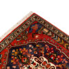 Hand-Knotted Persian Fars Qashqai Tribal Rug (Geometric Medallion) - Brick Red Wool