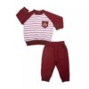 Baby Boy's Clothes Set with Striped Design