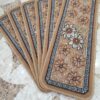 Carpet Stair Tread Indoor – Persian Inspired Floral Design, 6 Pcs
