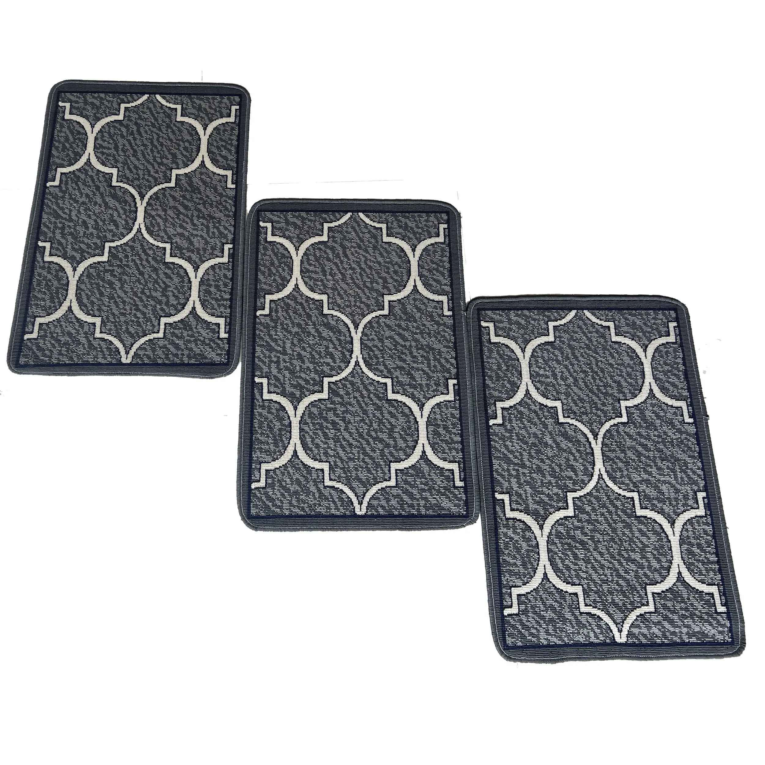 Carpet Stair Tread Indoor – Slip Resistant, 3 Pcs