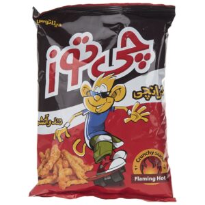 Iranian Cheetos Crunchy Cheese – Flamin’ Hot Snack, 95 Gram (10x)