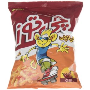 Iranian Cheetos Crunchy Cheese – Chili Flavored Snack, 95 gr (10x)