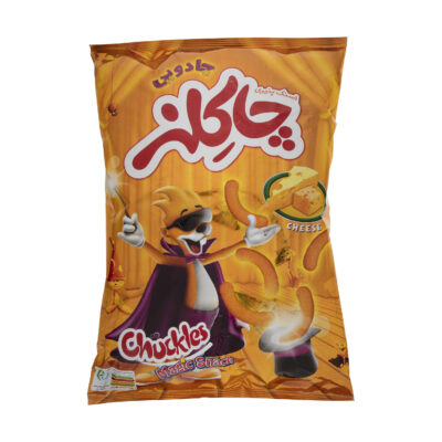 Chuckles Iranian Pofak, Cheese Puffed Snack, 80 g (10-Pack)
