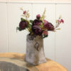 Concrete Vase Handcrafted with a Unique Tree Trunk Design, Bringing a Touch of Nature to Your Interior