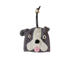 Handmade Crochet Keychain – Dog Animal Shape