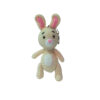 Handmade Crochet Keychain - Yellow Rabbit Animal Shape