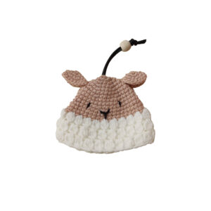 Handmade Crochet Keychain – Sheep Animal Shape