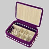 Crochet Sewing Basket with Multiple Compartments
