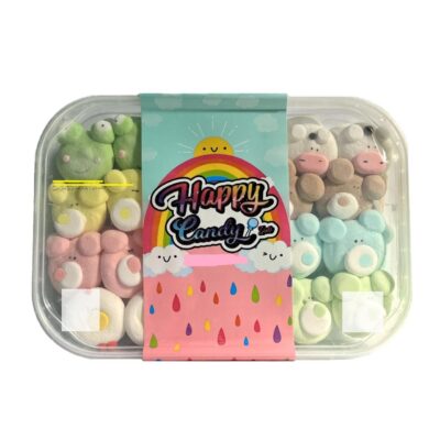 Halal Animal-Shaped Marshmallows – Soft, Fluffy and Fruity Sweet Treats 48 Pieces 300g
