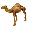 Decorative Brass Camel Figurine - Desert Wildlife Art