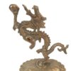 Decorative Brass Dragon Figurine - Mythical Creature Art