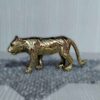 Decorative Brass Tiger Figurine - Wild Animal Art Decor