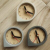 Handcrafted Concrete Desk Clock - Minimalist for Table Setting