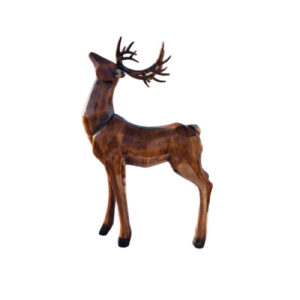 Decorative Deer Figurine 2 Pieces – Graceful Wildlife Sculptures